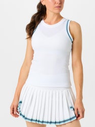 Lucky In Love Women's Eyelet Win It Stripe Tank