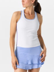 Lucky In Love Women's Got The Blues Rib Tank