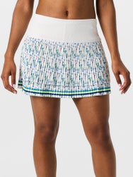 Lucky In Love Women's Long Martini Gras Pleat Skirt