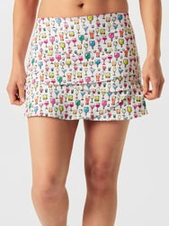 Lucky In Love Women's Pickleball Long Scallop Skirt