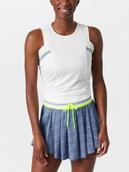 Lucky In Love Women's Steel Going Tie Back Tank