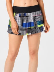 Lucky In Love Women's Stripe It Up Pleat Skirt