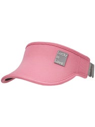 Lucky In Love Women's Stretch Visor - Paradise Pink