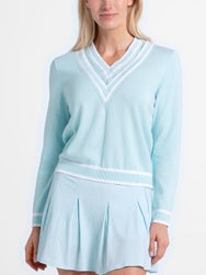 Lucky in Love Women's Riviera Victory V-Neck Sweater