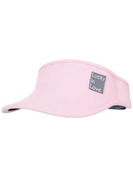 Lucky In Love Stretch Visor - Pink