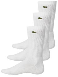 Lacoste Men's Fall 3-Pack Crew Classic Socks