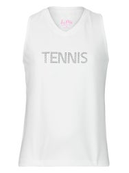 Li Mi Girl's Rose Cottage Courts V-Neck Bling Tank