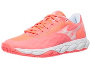 Mizuno Wave Enforce Court Coral/White Women's Shoes