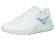 Mizuno Wave Enforce Court White/Blue Women's Shoes
