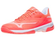 Mizuno Wave Exceed Court Coral/White Women's Shoes