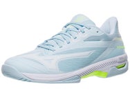 Mizuno Wave Exceed Court Ice Water/Yellow Women's Shoes