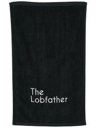 Ollie & Nell The Lobfather Tennis Towel - Black
