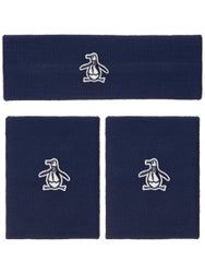 Penguin Head and Wristband Set - Navy