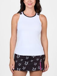 Sofibella Women's Pinkology Trim Tank