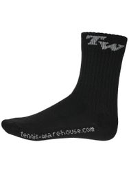 TW Performance Junior Crew Socks Black