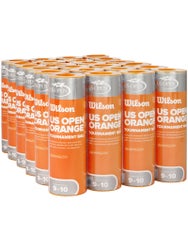 Wilson US Open Tourney Orange Tennis Ball 24 Can Case