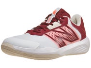 New Balance WC 696v6 B White/Burgundy Women's Shoes