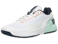 Wilson Rush Pro 5 White/Bay/Coral Men's Shoes