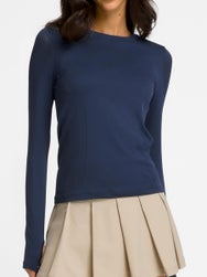 Wilson Women's Core Pro Seamless Long Sleeve - Navy