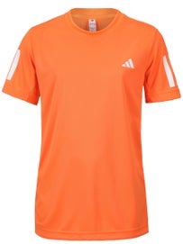 adidas Boy's Spring Club 3-Stripe Top Orange M