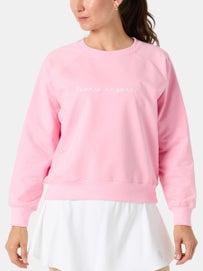 Ame & Lulu Wms Tennis Anyone Sweatshirt Pink S