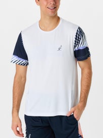 Australian Men's Absinth Print Sleeve Top White L