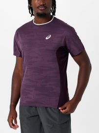 Asics Men's Fall Match Jacquard Top Purple XXL