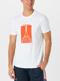 Australian Men's Racquet Court T-Shirt White M
