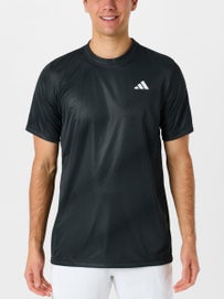 adidas Men's Spring Club Graphic Top Carbon XS