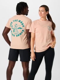 Ace The Moon Unisex Tennis Nomad T-Shirt Peach S