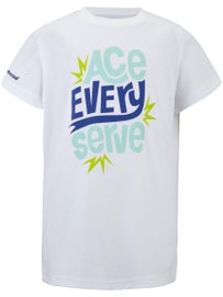 Babolat Boy's Exercise T-Shirt White 12-14