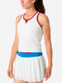 Bobbe Women's Anna Farah Tank Wh/Cherry L