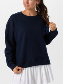 CourtLife Wms Happiest Court Pickleball Crew Nv M/L