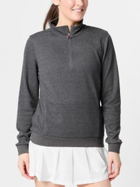 Fila Wom's Essential LS 1/4 Zip Charocal S