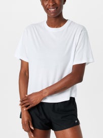 Fabletics Wms Summer Cotton Boxy Tee White XL