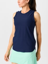 Head Women's Shadow Stripe Tank Navy XL