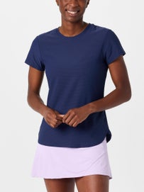 Head Women's Shadow Stripe Top Navy S