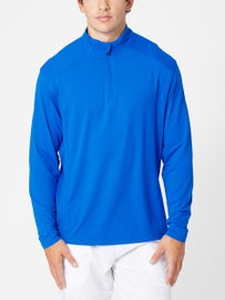 IBKUL Men's 1/2 Zip Mock LS Royal S