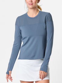 InPhorm Wms Shadow Eva Long Sleeve Top Blue XS