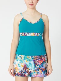 Jerdog Wms Bombay Beach Cami Tank Print XXL