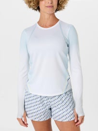 KSwiss Women's Meteorite Pique LS Grey M