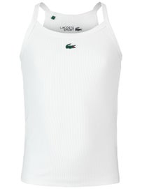 Lacoste Girl's Fall Rib Tank White 12A