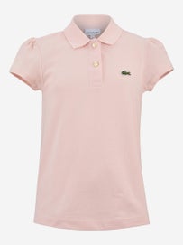 Lacoste Girl's Scallop Collar Polo Pink 8A