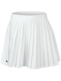 Lacoste Girl's Core Sport Pleat Skirt White 14A