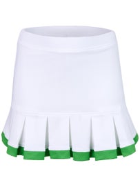 Li Mi Girl's Beverly Hills Pleat Skirt White S