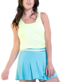 Lucky in Love Wms Lavish Squared Up Tank Lemon XL