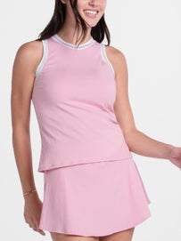 Lucky in Love Women's Weave Paris Tank Pink L