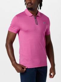 Lacoste Men's Sunshine Players Polo Pink 5 (L)