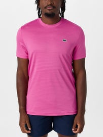 Lacoste Men's Sunshine Players Top Pink 5 (L)