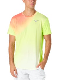 Mizuno Men's Fall Shadow Graphic Top Lime M